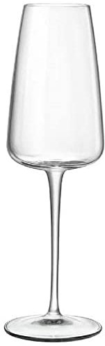 Luigi Bormioli - Talismano - Champagne/Prosecco Crystal Flutes - Dishwasher Safe - Made in Italy - Set of 4, 210ml