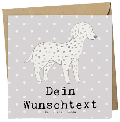 Mr. & Mrs. Panda karte personalisiert Dalmatiner Lebensretter - Personalisierte Geschenke, Karten, Postkarte, Grußkarten, Dalmatinac, Geschenk