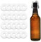 BOPRKTM 20 piezas Juntas Grolsch Juntas Grolsch de goma de silicona Arandelas Juntas de botella Juntas de botella con tapa giratoria Sello de botella de cerveza de cerveza casera