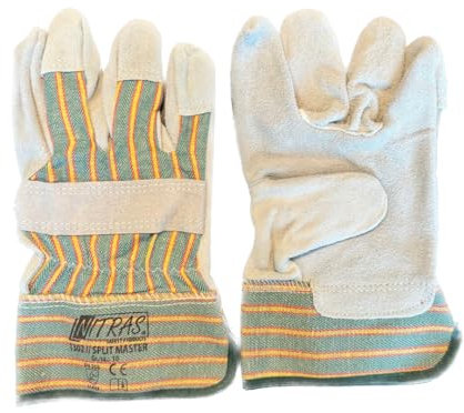 Generisch Personalisierbare Arbeits- und Gartenhandschuhe, (Gelb, Gr. 8) Personalisierbare Arbeitshandschuhe mit Namen