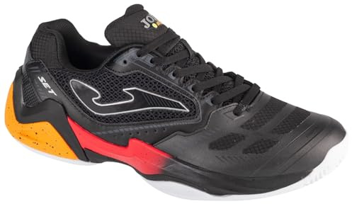 Joma Set Men 2401 TSETW2401C, Men Tennis Shoes,Padel Shoes, Black, 44 EU