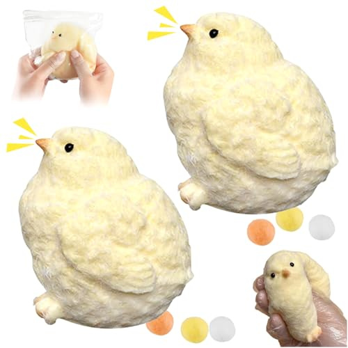 Squishy Pulcino, Carino Pulcini Squishy Toy Giocattoli da Spremere Pulcino Pollo Fidget Giocattoli Giocattolo Squishy Pulcini Antistress Giocattolo Pulcino Spremere per bambini e adulti