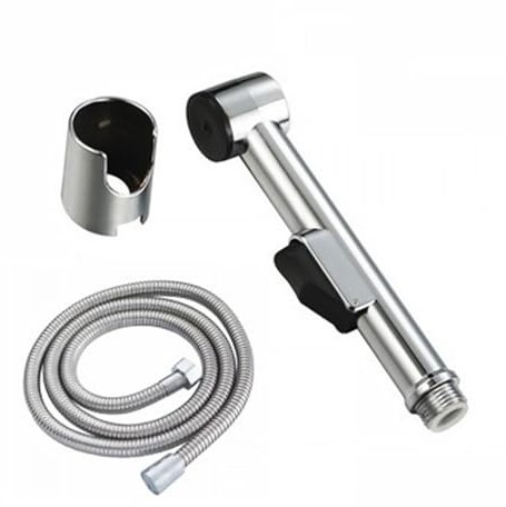 GIONAR Doccetta con tubo doccia 150 cm e 1/2 distributore di acqua, bidet in acciaio inox, doccetta anti ruggine, bidet per lavandino con supporto a parete, per doccia, bagno igienico