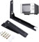 2 PCS Universal Microwave Shelf Wall Mounted, Microwave Wall Bracket Arm Adjustable Extensible Folding Shelf Brackets Load 45kg for Microwaves Oven (Black)
