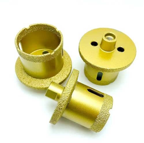 M10 Thread Vacuum Brazed Diamond Hole Drill Core Bits For Marble Ceramics Porcelain Tile Washbasin Opener Angle Grinder 1Pcs(40-60mm)