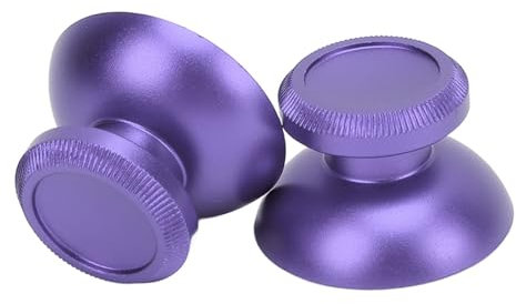 Tappo per Joystick per Pollice, Cappucci per Levetta Stabili e Antiscivolo 2 Pezzi per Controller Console (PURPLE)
