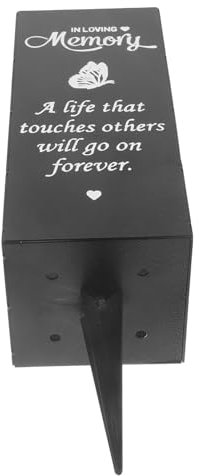 Toyvian Vaso Per Fiori Da Cimitero in Metallo Vaso Da Inserimento Nel Per Tombe Decorazione Esterna Per Lapidi