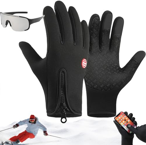 HItianya Freezr Thermo Handschuh - Perfekt füR Jedes Abenteuer, Touchscreen-Kompatibel, Thermo Handschuhe, Unaufhaltsam Bei Wind und Wetter, Outdoor-AktivitäTen Wie Laufen und Radfahren