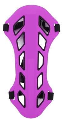 Armskydd bågskytte 1 st dubbel färg bågskytte arm skydd hållbar silikon underarm drift för utomhus skytte sport (lila svart)