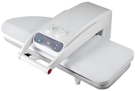 1800W Commercial Iron Press Machine,Steam Injection, 5 Preset Modes Standard Model