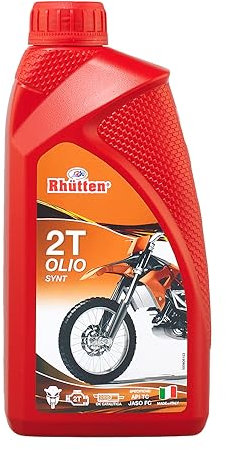 Olio Motore per Moto e Scooter, Rhutten, 2 Tempi, Sintetico, 1L