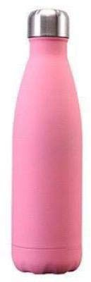 Boolavard Wasserflasche Vakuumisolierte Edelstahl-Wasserflasche BPA-freie Metall-Sportflasche Doppelwandisolierte kalte und warme Getränke 17OZ / 500ML (Baby Pink)