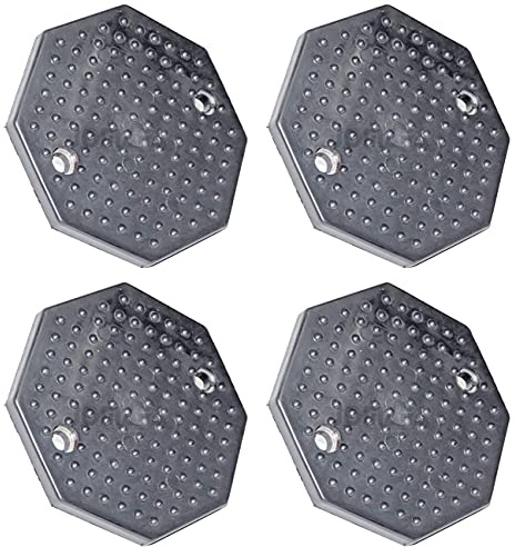 JOMAFA - Juego 4 Tacos de goma octogonal para elevador de coches space, RP tools y otros