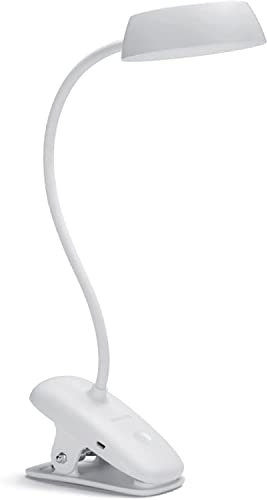 Philips LED Donutclip Adjustable 3W Light with USB [Cool White - White] For Home Indoor Lighting, Reading, Study, Work and Bedroom