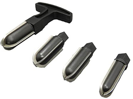Pfeifenschaber Düsenreiniger Tamper Tool Set Tabak Tabak Räuchern Zubehör zum Rauchen mit 4 Köpfen