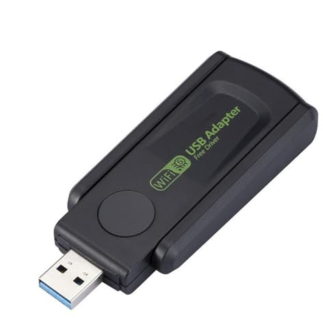 Weqizuerqi Adaptador inalámbrico USB WiFi,Adaptador de Red inalámbrico - Dongle de Tarjeta de Red inalámbrica de Doble Banda 2,4G/5G | Adaptador de 600 Mbps, Receptor de Red inalámbrico Plug and Play