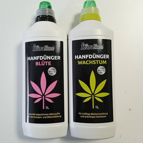 Hanfdünger Grünphase und Blühphase je 1 Liter