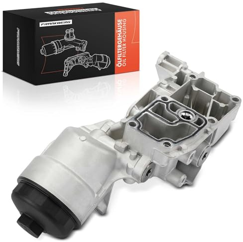 Frankberg Alloggiamento del filtro dell'olio Compatibile con Serie 3 Compact E46 1.8L Serie 3 Cabriolet E46 2.2L Serie 5 E39 2.5L Serie 5 E39 2.0L Serie 5 Touring E61 3.0L Replace# 11421713838