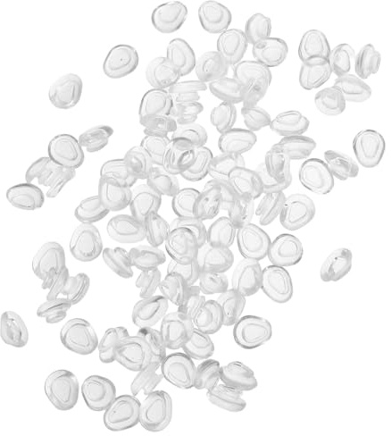 Beaupretty 50 Pièces De Nez Pour Lunettes à Nez Pour Les Lunettes Pour Les Verres Eapiènes Remplacement Transparent
