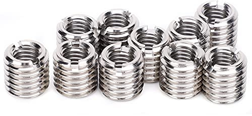 Ausla Kit de Réparation de Filetage, Écrou en Acier Inoxydable 303, 10 Pièces, M8-M12, 12 mm