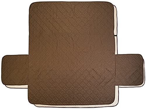 Wilson Gabor Sofaschoner: Haustier-Schonbezug für 3-Sitzer-Sofa, wasserabweisend, Beige/Braun (Sofa-Überdecke, Tierhaar gesteppt waschbar Farbe, Sitzbank)