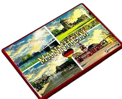 Mannheim Deutschland Mannheim Kühlschrankmagnet Mannheim Souvenir Mannheim Geschenkartikel 281223