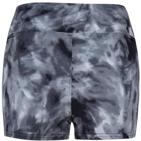 Generisch Kurze Teenager Mädchen Hosen Damen-Shorts mit hoher Taille, für Fitness, Sport, Yoga, Laufen, Radfahren (Black, XS)