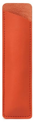 Wambere 2 Stück Stift Etui,Federmäppchen,Mäppchen Teenager Stiftemäppchen,Erwachsene Federtasche,Schreibwaren Organizer für Kugelschreiber,Füller,Pinsel,Geburtstage,Feiertage,Geschenke,Orange