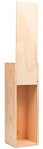Lotdevin Caisse en Bois Range Bouteille Mabouteille.fr® - Coffret Champagne Parfait pour Conservation & Présentation [Sac Inclus] (1 Bouteille Magnum)
