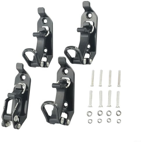 SMZhomeone Schaufelhalterung Dachträger Metallkautschukklemme Schaufelhalterung Breite Anwendung Offroad-Schaufelhalter Wandhalterung Für Dachträger, Boote