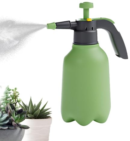 FmtwPhn Annaffiatoio a pressione manuale, bottiglia spray per acqua a pressione | Annaffiatoio manuale di grande capacità | Spruzzatore da giardino portatile portatile da 2 litri, annaffiatoio con