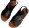 MGGMOKAY Femme Cross sandales confortables et légères pantoufles d'été,noir,37