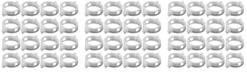 BESPORTBLE 3 Sätze Wein-clips Garten-stützclip Befestigungsclip Für Pflanzenstützen Garten Unterstützung Pflanzen Krawattenklammern Pflanzenfixierte Clips Gartenclips Weiß 150 Stück * 3