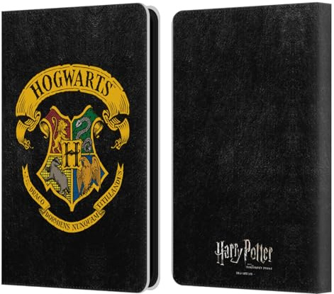 Head Case Designs Offizielle Harry Potter Hogwarts Kamm Sorcerer's Stone I Leder-Wallet-Hülle Kompatibel mit Amazon Kindle 11th Gen (2024)