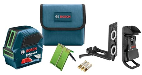 BOSCH PRO GLL100G Green-Beam Self-Leveling Cross-Line Laser