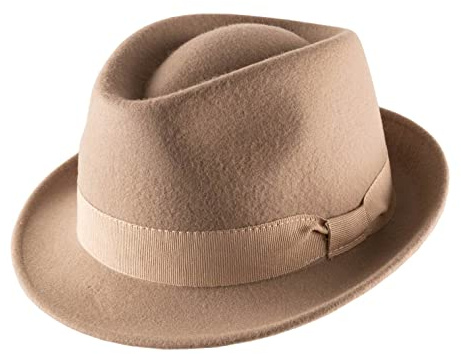 Classic Italy - Cappello Trilby Feltro Trilby - Size 58 cm - Beige