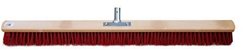 Spazzola Manico di Scopa Elaston Rosso con Porta Asta - 100 cm