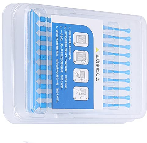 Dental Bonding Sticks, Porcelain Veneer Paste Molding Tablets Dental Accessory 20pcs Disposable Micro Applicators Brush for Makeup/Oral/Dental