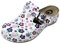 Dr Punto Rosso D235 Zoccoli Sabot Pantofole Scarpe, Donna, Fiore-Viola, EU 40