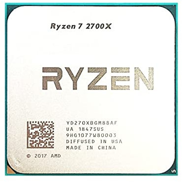 CPU y procesador AMD Ryzen 7 270 0X r7 2700x 3.7 g Hz Ocho núcleo dieciséis Hilo 1 CPU 6M 105W Socket del procesador AM4 Procesador de Oficina de Juegos CPU