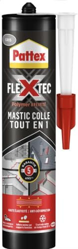 Colle mastic Tout en 1 Flextec PATTEX - Teinte: Gris