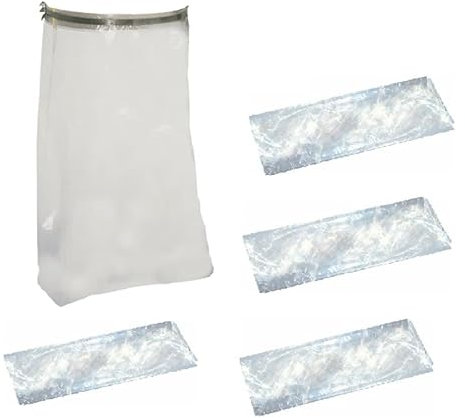 5x Zubehör Absauganlage - 5x Spänesack passend für EINHELL RT-VE 550 / RT-VE 550 A/ASA 550/100 Absaugung