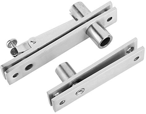 Cerniera a Perno della Porta di Rotazione di 360 Gradi, Cerniere a Perno in Acciaio Inox Cerniera di Porta Nascosta Resistente per Mobilia Libreria Porta Segreta Porte