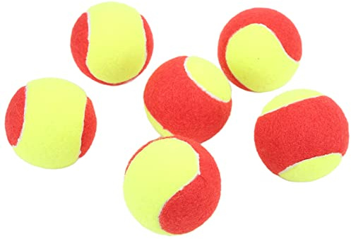 Tennisbälle, Tennisbälle für, Drucklose Tennisbälle, 6 Stück, Gummi und Plüsch, Tennisbälle, Leicht, Weich, Sicher, Elastisch, Wasserdicht für oder