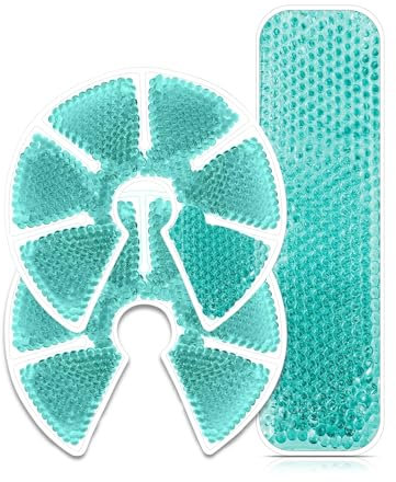 Cuscinetti refrigeranti per il seno – Compresse refrigeranti per letto settimanale, riutilizzabili, inserti freddo/caldi, cuscinetti refrigeranti per allattamento al seno per recupero postpartum