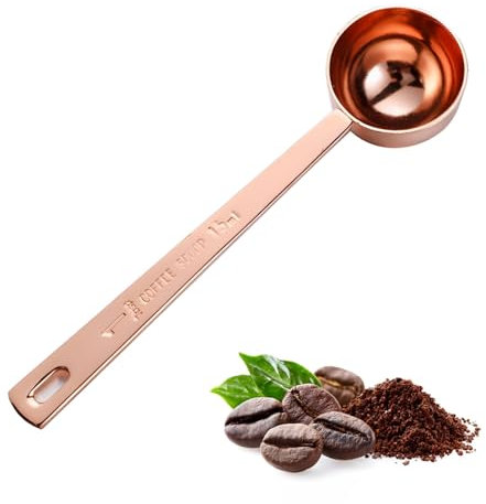 Kzouenzu Cucchiaini Da Caffè, Acciaio Inox, Lucidato A Specchio, Cucchiaini Da Tè Per La Casa, La L'hotel [Oro rosa]