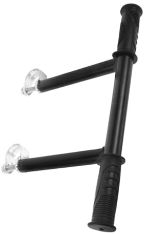 HAPINARY Extensor de Manillar para Carrito Bebe, Accesorio de Acero Inoxidable y Plástico, Ajuste de Elevación, Agarre Cómodo para Salidas