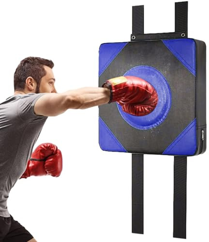 Wand Boxen Schlagpolster,Wandmontierter Boxtrainer - Trainingsgerät Für Fitness Cardio Sport Erwachsene Workout Zuhause Zimmer Haus Outdoor Familie