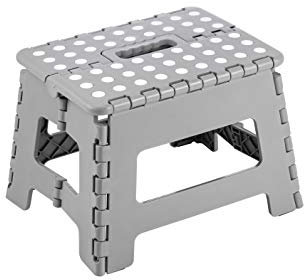 Linea Garden Friend SGABELLO PIEGHEVOLE CLIC-CLAC GRIGIO