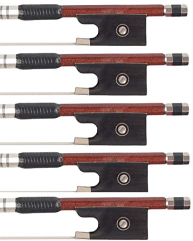 4/4 Violin Bug Carbon Faser Bogen Pernambuco Bow Ebony Frosch Mongolei Roshaar Geigenbogen voller Größe